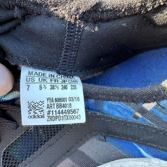 Adidas Pure Boost X Power Shoes Womens Size 7 Multicolor Running - Picture 8 of 8